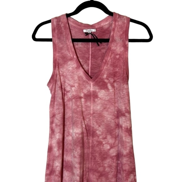 Z Supply Reverie Dress- Zephyr Pink Tie Dye Midi Dresss - Picture 8 of 13
